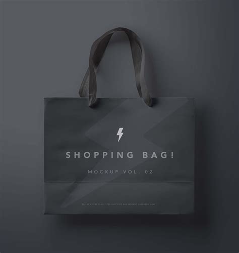 Free Shopping Bag Mockup Psd