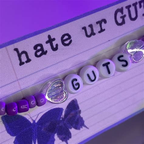 Olivia Rodrigo Guts Inspired Bracelet Etsy Australia