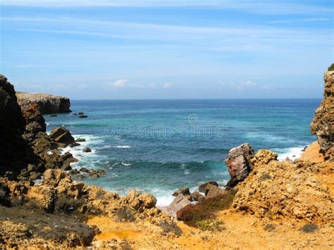 A Rocky Cliff Beach stock photo. Image of cliffs, ocean - 27729404