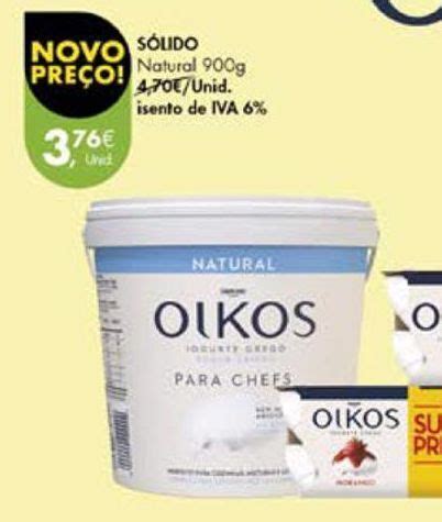 Promoção Iogurte grego oikos em Pingo Doce