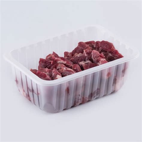 Blister Plastic Disposable Biodegradable For Fresh Meat Frozen PET PP