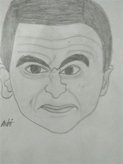 Mr. Bean _ The funny cartoon character _ Pencil Sketch