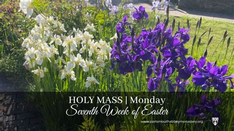 Live Holy Mass With Gregorian Chant Monday Seventh Week Of Easter