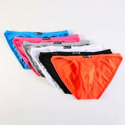 Men Bikini Swimwear Swimsuit Beachwear Underwear Smooth Thin Mini Swim Briefs EBay