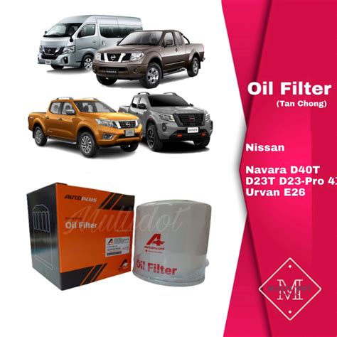 Nissan Oil Filter Eb D Ap Navara D D Urvan E Tan Chong