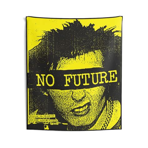 No Future Sex Pistols Sid Vicious Tapestry BIG 50 X 60 Punk Rock Wall