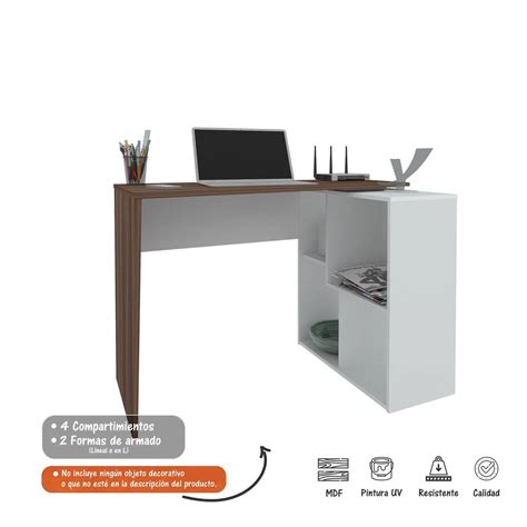 Escritorio 120 Cm Barcelona Bertolini Luegopago