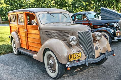 1936 Ford V8 Woody Station Wagon Photograph By Carol R Montoya