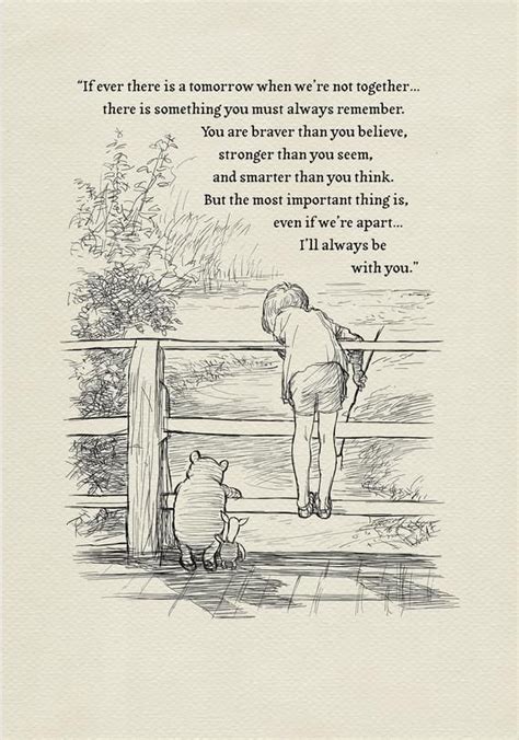 You Are Braver Than You Believe Winnie The Pooh Quotes Classic Vintage