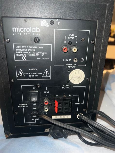 ลำโพง Microlab M600 เบสเเน่น เสียงดียี่ห้อดัง เชื่อม บลูทูธ ได้ สภาพ ...