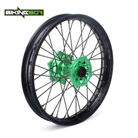 BIKINGBOY 18 MX Offroad Rear Wheel Rims Hub 36 Holes For Kawasaki KX