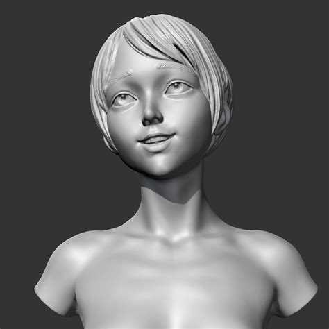 Stl File Ch Girl Bust S 3d Print Model・model To Download And 3d Print・cults