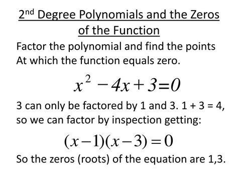 Ppt Polynomial Functions Powerpoint Presentation Free Download Id