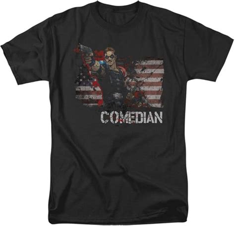 Watchmen Comedian Mens Short Sleeve Shirt Clothing