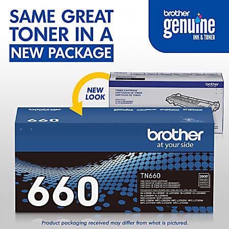 Brother Tn Black High Yield Toner Cartridge Tn Bk Office Depot