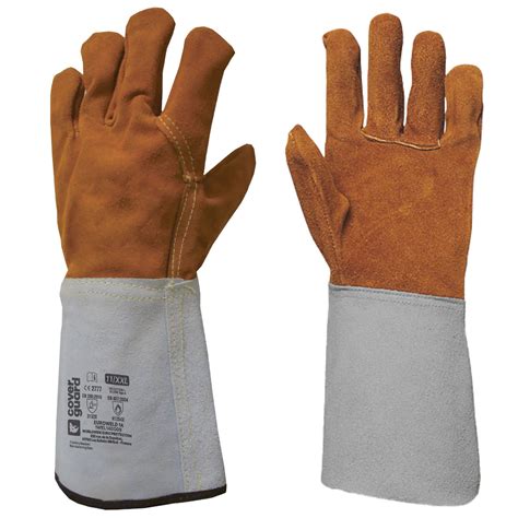 Gants Soudeur Euroweld Taille Croute De Bovin Manchette Cm