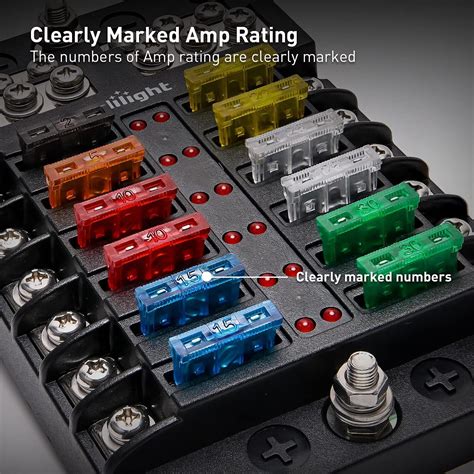 100pcs Blade Fuse Assortment Auto Car Motorcycle Suv Fuses Kit Apm Atm