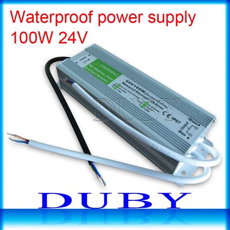 Ip67 24v 4 16a 100w Ac100 240v Input Electronic Waterproof Led Power Supply Led Adapter 24v