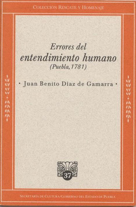 Errores Del Entendimiento Humano Puebla Fondos Editoriales