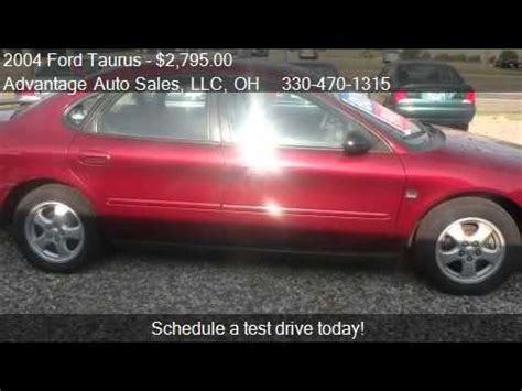 2004 Ford Taurus SES Duratec For Sale In North Canton OH YouTube