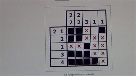 How to Solve 5x5 Nonogram Puzzles - YouTube
