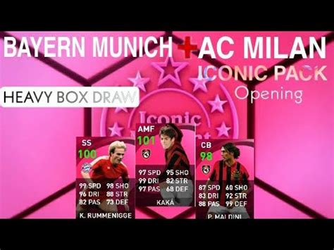 Ac Milan Bayern Munich Iconic Pack Opening In Pes 2021 Mobile 4000