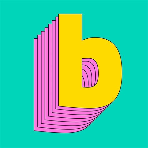 Retro Letter B Vintage Typography Bold Font Images Free Photos PNG