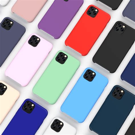 Mobile Phone Liquid Silicone Cover Shockproof Silicon Case For Iphonematerialsiliconepcreal