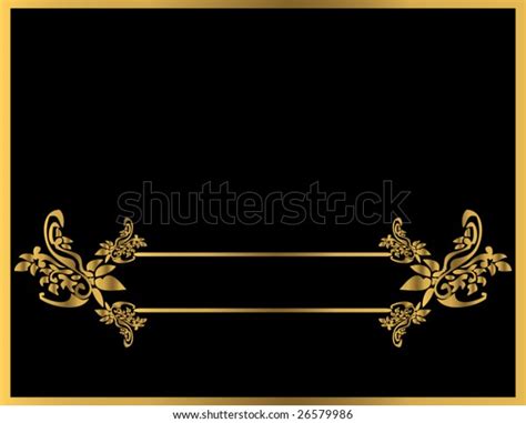 Gold Floral Frame 5 Vector Stock Vector (Royalty Free) 26579986 ...