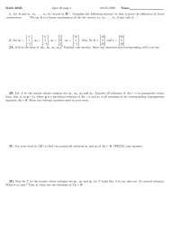 Matrices And Corresponding Linear Algebra Quiz Docsity