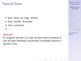 Elementos Basicos Programacion Ppt Descarga Gratuita