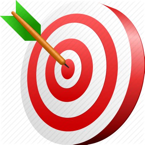 Aim, arrow, goal, target icon #4526 - Free Icons and PNG Backgrounds