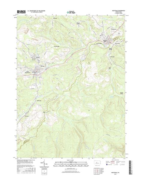 Mytopo Houtzdale Pennsylvania Usgs Quad Topo Map