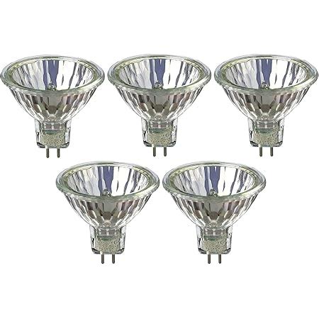 Caldarax 8 Stück MR16 GU5 3 Halogenstrahler 50W 12V 2800K Warmweiß