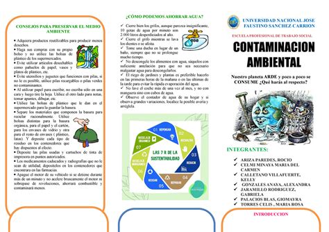 Triptico De Contaminacion Del Medio Ambiente Pdf Contaminaciгіn Nbkomputer