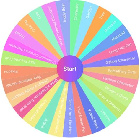 Random Theme Wheel Free Spin And Get Inspired