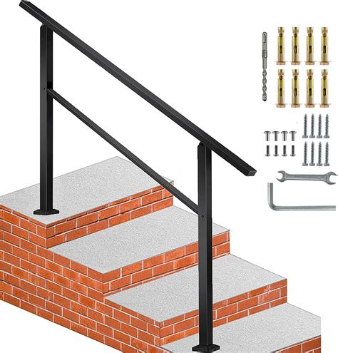 Metty Metal Handrails For Outdoor Steps Ft Stair Ubuy India