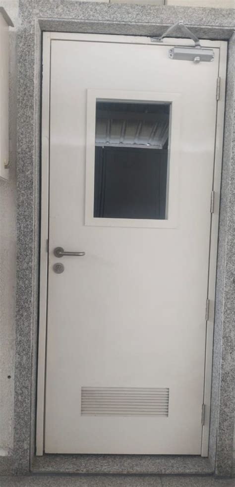 G I Steel Hmps Office Door Powder Coated At Rs Square Meter In