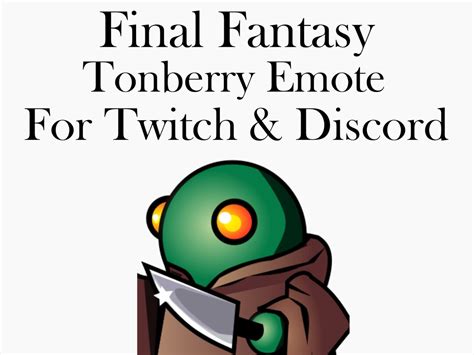 Final Fantasy Tonberry Emote For Twitch Discord Etsy