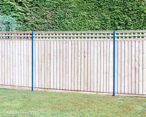 Strong Featheredge Fence Concrete Posts Kudos Fencing Ltd