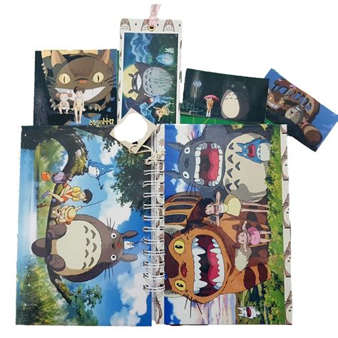 Libreta Totoro Anime Estudio Giblin Personalizada Shopee M Xico