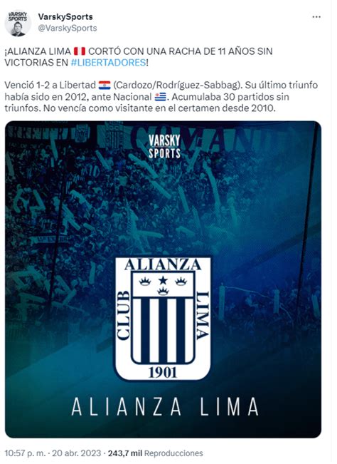 Alianza Lima en el foco internacional así reaccionaron los medios al