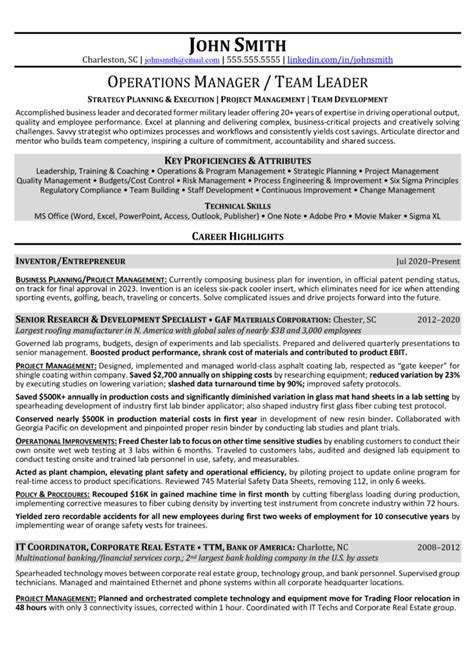 Job Winning Team Leader Resume And Cover Letter For