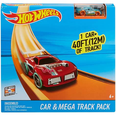 Jual Original Hot Wheels Car Mega Track Pack Meter Track Shopee Indonesia