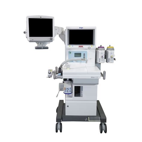 Dräger Atlan 350 上的 GE CARESCAPE 监护仪 B650 GCX 医用安装解决方案