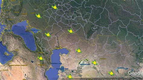 Природная виагра. Карта с местами произрастания Якорцев стелющихся ...