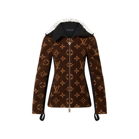 Monogram Fleece Jacket Women Ready To Wear Louis Vuitton