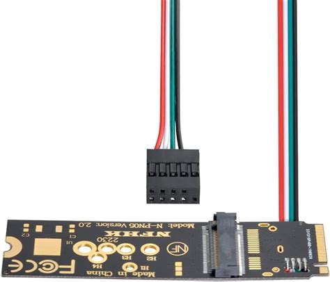 NFHK Wireless NGFF A E Key WiFi Card To M 2 NGFF Key M NVME SSD Adapter