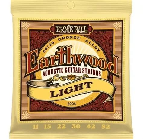 Encordadura Guitarra 11 52 Bronce Ernie Ball 2004 Earthwood Meses