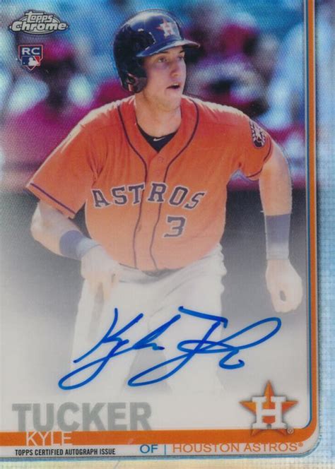 Kyle Tucker Topps Chrome Ra Kt Rookie Auto Refractor Price